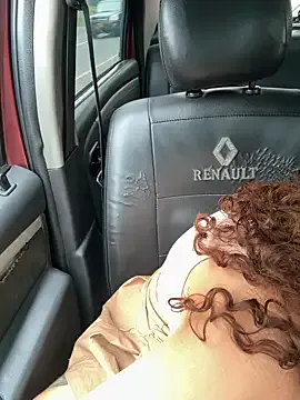 roxyrougee — Ride Dildo on Hood of Car  Squirt 